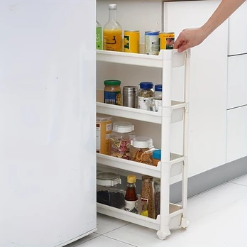Plastikinė daugiafunkcinė lentyna, 3 aukštai