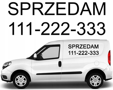 Automobilio lipdukas Parduodu + Telefonas + Trans