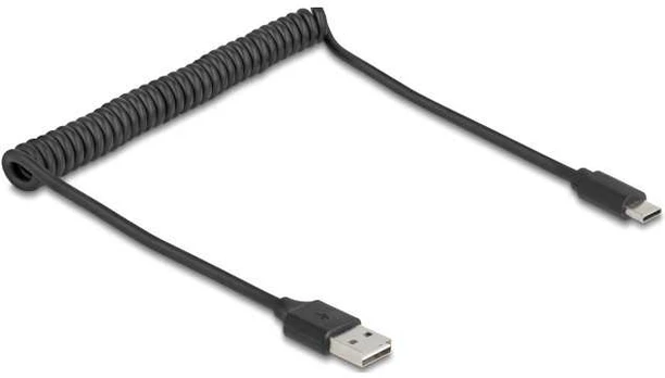 Kabelis USB Delock USB-A - USB-A 0.8 m Juodas (90133)