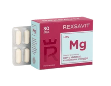 REXSAVIT LIPO Mg, kietosios kapsulės N30 kaina