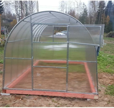 Šiltnamis SVAJONĖ KOMPAKT (plotis 2m), Šiltnamio ilgis: Šiltnamio ilgis 6m
