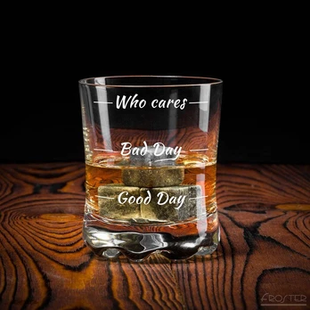 Viskio taurė "Who cares"