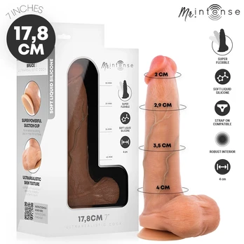 MR INTENSE Bruce S Silicone Model with Suction Cup 17.8 cm O 4 cm