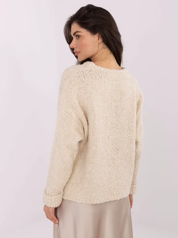 Sweter-MI-SW-WK32601.19-jasny beżowy
