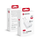 Forcell 45W 3A USB C Plug (Type-C) Quick charge (Android), Power delivery (iOS) kaina