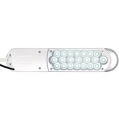 MAUL LED Tischleuchte Atlantic mit Klemmfuß baltas