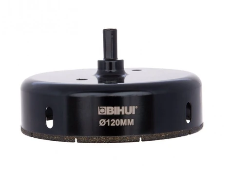 Bihui Gres, Deimantinė gręžimo karūna plytelėms, šešiakampis 120mm