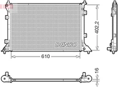 Radiatorius, variklio aušinimas DENSO DRM43024