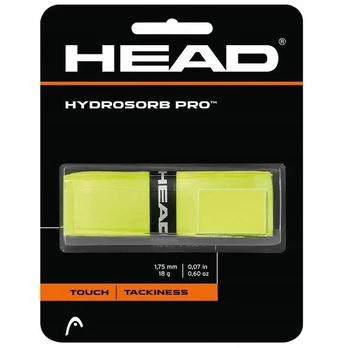 Head Hydrosorb Pro geltona teniso raketės rankena