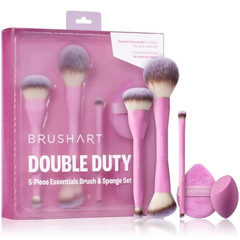 BrushArt Double Duty Essentials Brush & Sponge Set Gift Set