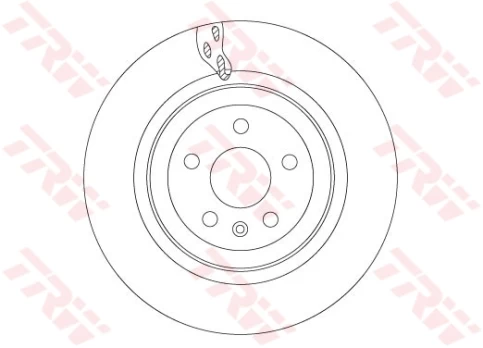 TRW DF6702S Brake Disc