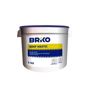 Hidroizoliacinė mastika Briko, 5 kg, balta