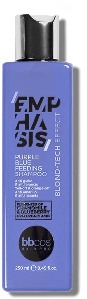 BBCOS EMPHASIS BLOND-TECH FEED. Sidabrinis maitinamasis šampūnas 500 ml
