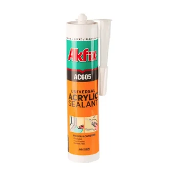 Akrilinis hermetikas AKFIX AC605, baltos sp,, 310 ml