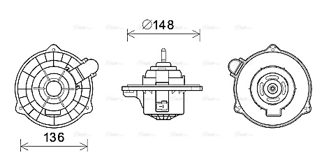 elektrovariklis, vidinis pūtiklis HY8404 AVA