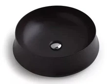 Praustuvas Simas Sharp 50x50 cm, juoda matinė, SH01 NERO MATT