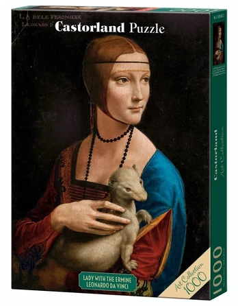Puzzles 1000 elements Lady with ermine Leonardo da Vinci Art Collection