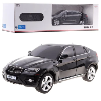 R/C automobilis „BMW X6“, juodos spalvos, 1:24, „RASTAR“