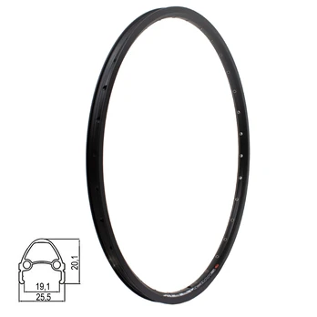Ratlankis J19SB 29" d-brake, 36H, kniedytas, dvigubas