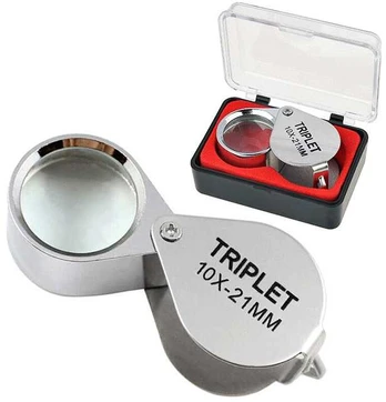 Lupa juvelyrui Triplet 10x, 20x, 30x (10x)