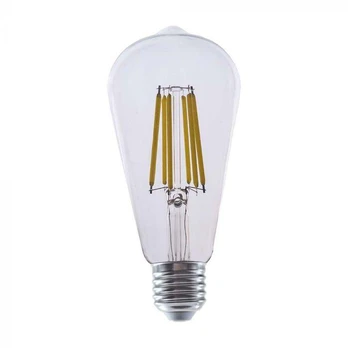 4W LED filamentinė lemputė, E27, ST64, 3000K