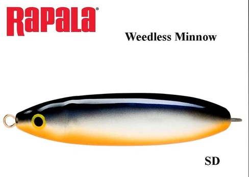 Žolinė blizgė Rapala Weedless Minnow SD