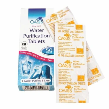 Care Plus Vandens dezinfekavimo tabletės OASIS (8,5 mg NaDCC) 50 pcs