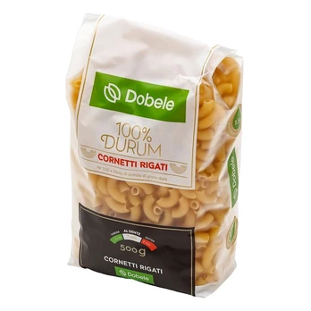 Makaronai DOBELE CORNETTI RIGATE, 500 g