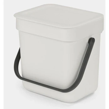 Šiukšlių dėžė Brabantia Sort & Go 3L Light Grey