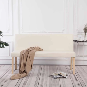 Suoliukas, kreminės spalva, 139,5cm, dirbtinė oda