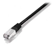 Equip Patchkabel Cat6A S/FTP 2xRJ45 10.00m schwarzPlat.LSZH Polybeutel