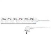 Solight ilgintuvas, 6 lizdai, baltas, 1,5m
