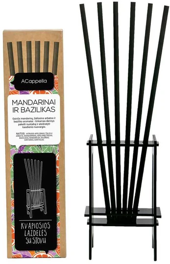 Kvapiosios lazdelės "Mandarinai ir bazilikas"