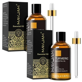 Ciberžolės eterinis aliejus MAYJAM 100 ml, 2 vnt.