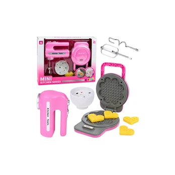 Lean Toys Virtuvės rinkinys rožinis