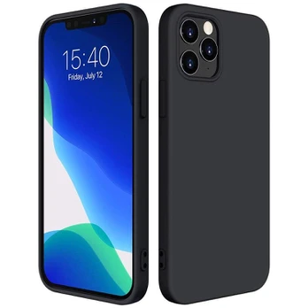 Dėklas Silicone Soft Flexible Rubber Xiaomi Redmi Note 10 5G / Poco M3 Pro Juodas