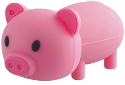 Pendrive 128 Gb Usb kiaulė, paršelis, gyvūnas