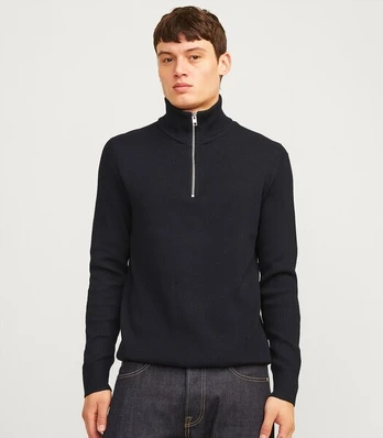 Jack & Jones vyriškas džemperis 12257773*01, juoda
