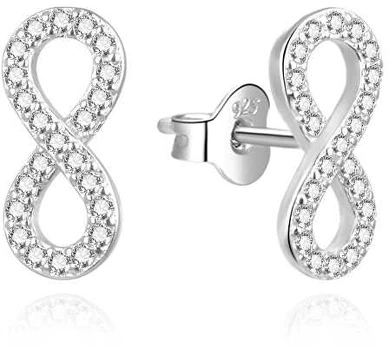 Agato Timeless sidabrinis earrings Infinity AGUP3462