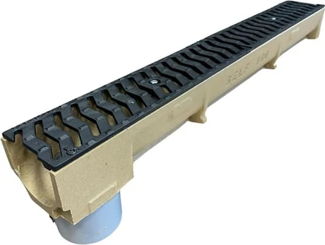 No Name DUCT ELEMENT WITH CAST IRON GRATE AND P