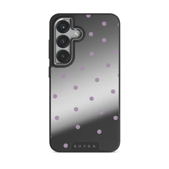 Curated - Samsung Galaxy S25 Case, Elite Mirror Dark (Magnetic) / Silver