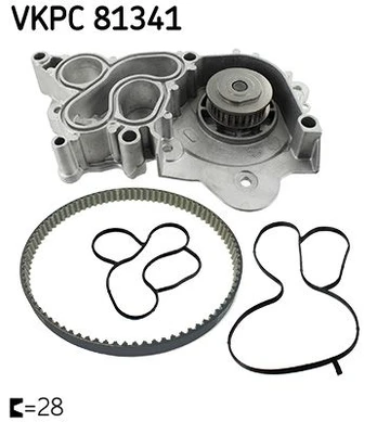 Aušinimo skysčio siurblys SKF VKPC 81341