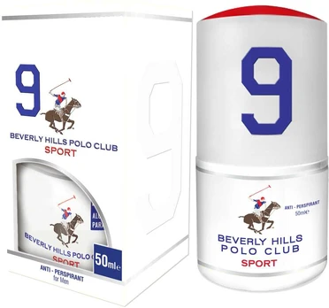 BEVERLY HILLS Polo Club 9 Antiperspirant roll-on vyrams 50 ml