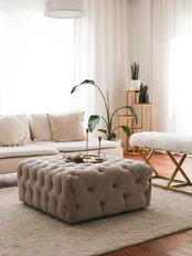 CREAM Pouffe Chester - Kreminis kaina