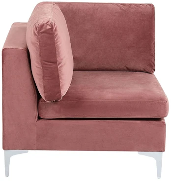 Modulinė sofa Beliani Evja, rožinė, 85 x 85 cm x 84 cm