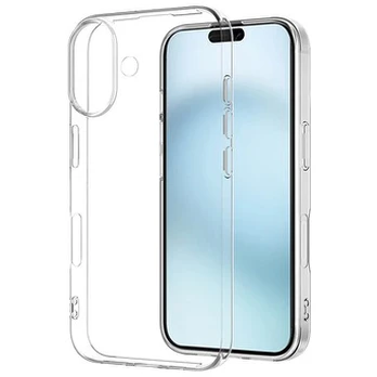 Dėklas Slim case 2 mm for iPhone 16 Pro 6,3' transparent