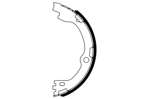 BOSCH 0 986 487 964 Brake shoe set