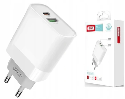 Dvigubas Usb-c 20w Qc tinklo įkroviklis