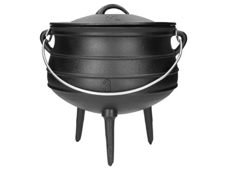 9.3 l Afrikos ketaus puodas