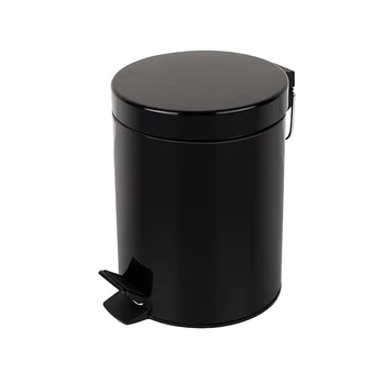 Šiukšliadėžė, juoda, 3 l